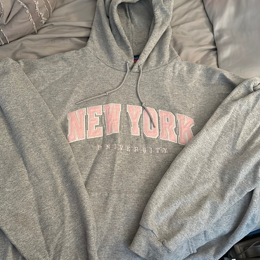 New York University Champion Hoodie